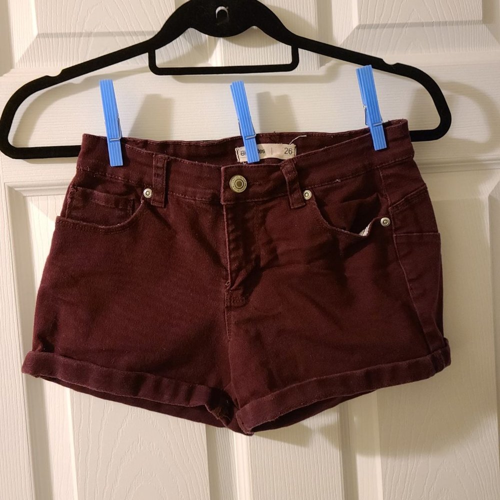 Burgundy/Maroon shorts
